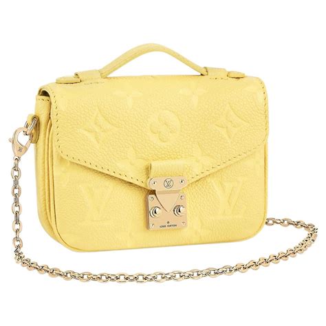 louis vuitton yellow purse